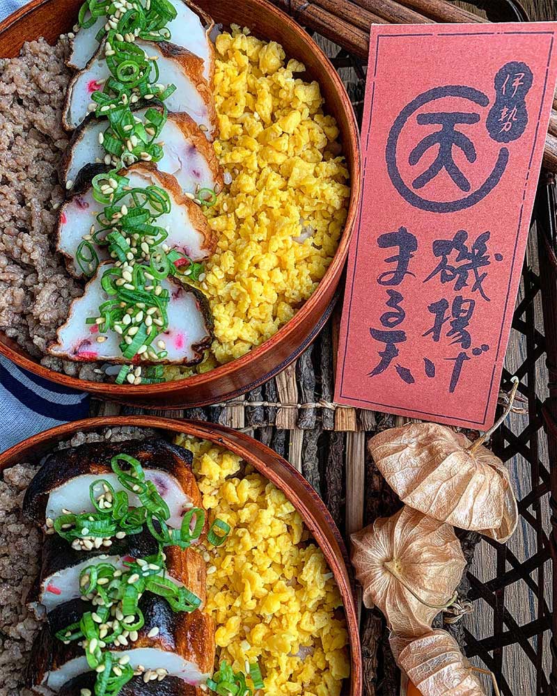 磯揚げ＆そぼろ弁当